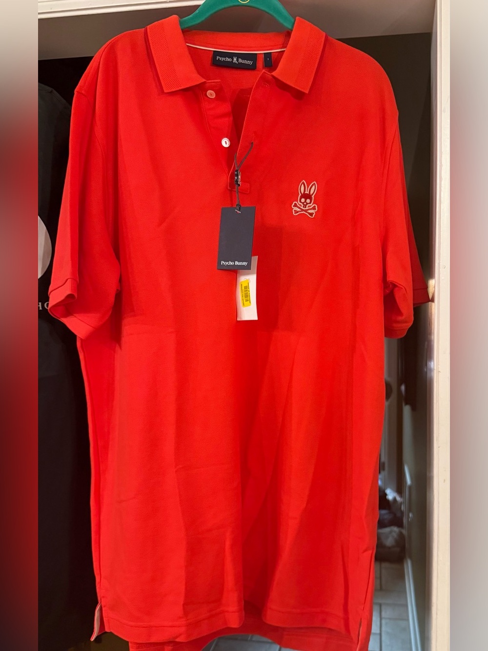 Men’s Paycho Bunny short shirt sleeve polo. New with tags.